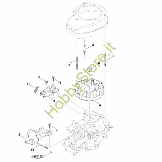 Picture of I - Sistema di accensione e volano EVC 200.2 (EVC200-0003)